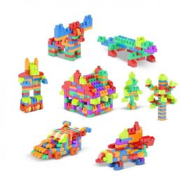 Blocos De Constru&ccedil;&atilde;o Infantil 440 Pe&ccedil;as Dismat - XK110