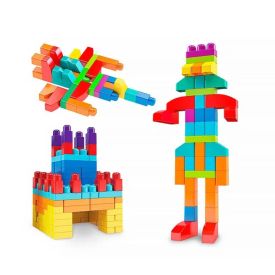 Blocos De Montar Blocol&acirc;ndia Sacola De Constru&ccedil;&atilde;o Dismat - MK449