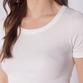 Blusa Feminina Canelada Sem Costura Patricia Foster