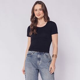 Blusa Feminina Canelada Sem Costura Patricia Foster