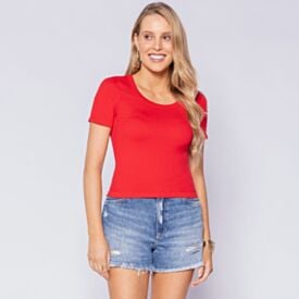 Blusa Feminina Canelada Sem Costura Patricia Foster
