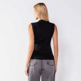 Blusa Feminina De Tric&ocirc; Canelado Patricia Foster