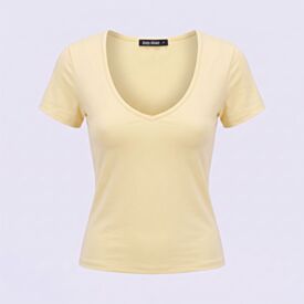 Blusa Feminina Decote Princesa Em Poliamida Boby Blues