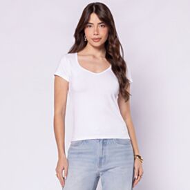Blusa Feminina Decote Princesa Em Poliamida Boby Blues