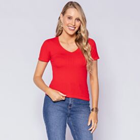 Blusa Feminina Em Poliamida Sem Costura Patricia Foster