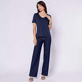 Blusa Feminina Em Viscose Patricia Foster Marinho College