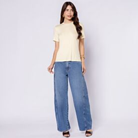Blusa Feminina Em Viscose Patricia Foster Amarelo Delight