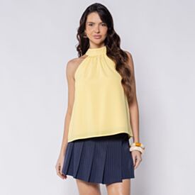 Blusa Regata Feminina Gola Alta Patricia Foster