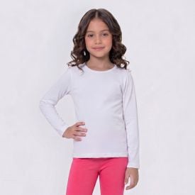 Blusa T&eacute;rmica Infantil Menina 4 a 10 Anos Marmelada