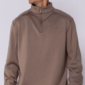 Blusão Masculino Gola Alta Com Zíper Marc Alain Castor