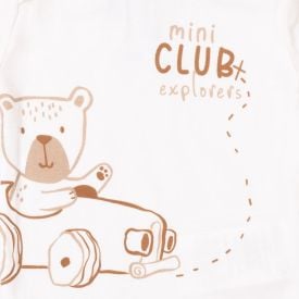 Body Bebê Menino Manga Curta Explorer Trick Nick