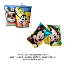 Boia Inflável para Braço Mickey 18X14cm Etitoys - Sortido