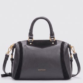Bolsa Feminina Baú Alice Palucci - PRETO U