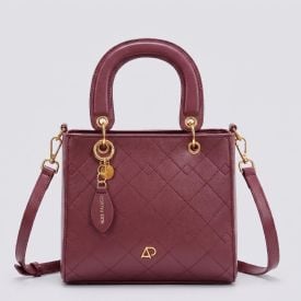 Bolsa Feminina Mini Bag Alice Palucci - VINHO U