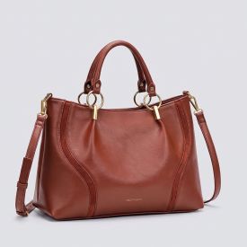 Bolsa Feminina Tiracolo Alice Palucci - MARROM U