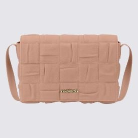 Bolsa Feminina Transversal Média Moleca - Bege