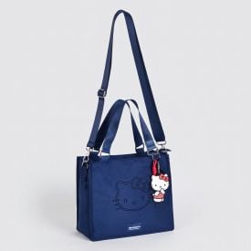 Bolsa Tiracolo Hello Kitty Sanrio - AZUL U