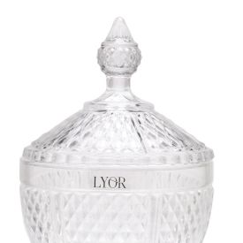 Bomboniere Com Pé Bico De Jaca Lyor 15 Cm - Transparente