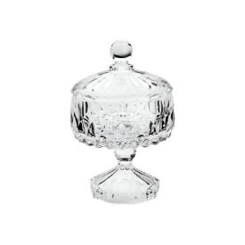 Bomboniere Com Pé Louise Wolff 11 Cm - Transparente