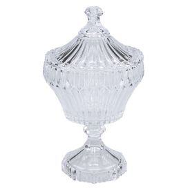 Bomboniere Com Pé Lyor Renaissance 20Cm - Transparente