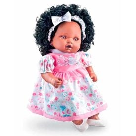 Boneca Angelina Negra Fala 62 Frases Milk - 212