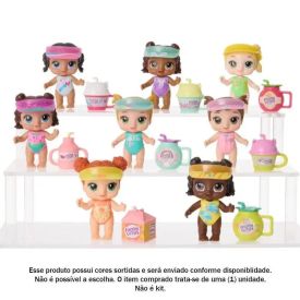 Boneca Baby Alive Foodie Cuties Bottle Hasbro com 7 Surpresas - Sortido