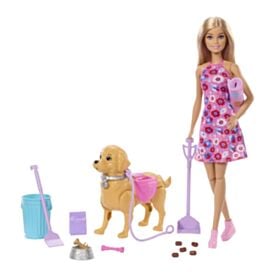 Boneca Barbie Passeio com Cachorrinho Walk & Potty Pup Mattel