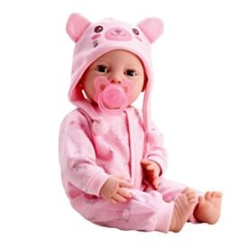 Boneca Brincando de Pijama Menina New Born Divertoys - 8191