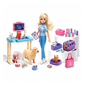 Boneca Dreameez Deluxe Veterinária Funville