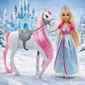 Boneca Dreameez Princesa com Cavalo Funville