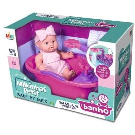 Boneca Milkinhas Petit Banho Milk Brinquedos - 425