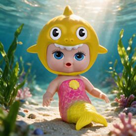 Boneca Tubarãozinho Acqua Super Toys - 477