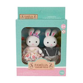 Família Coelho 2 Bonecos Havan Toys - Sortido