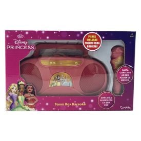 Boombox E Karaokê Princesas Candide - Rosa