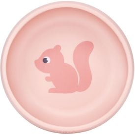 Bowl Em Silicone Com Ventosa Cloudy Buba  - Rosa Claro