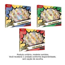 Box Mega Evolução Heróis Excelsos Pokémon Copag - Sortido