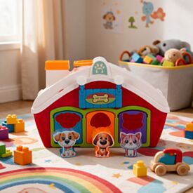 Brinquedo Didático Casinha Pets Na Caixa Jp Brink - Sortido