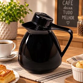 Bule Térmico Amare 650Ml Mor - Preto
