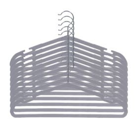Jogo Cabide P/Roupa 10 Peças Havan Casa - Cinza