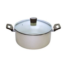Caçarola Antiaderente Eko Multiflon 20Cm - Bege