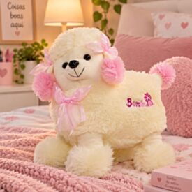 Pelúcia Cachorrinho Poodle Havan Toys - HBR0061