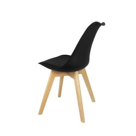 Cadeira Saarinen 54X47,5X81 cm Conthey - Preto