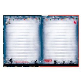Caderno Brochura Capa Dura Colegial Stranger Things 160 Folhas Tilibra - Sortido