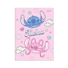 Caderno Brochura Capa Dura Stitch 80 Folhas Foroni - Sortido