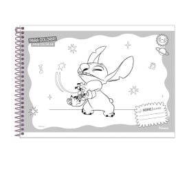 Caderno Cartografia e Desenho Stitch 80 Folhas Foroni - Sortido