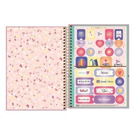 Caderno Espiral Capa Dura 1/4 Bookland 80 Folhas Tilibra - Sortido