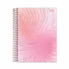 Caderno Espiral Colegial Blush 80 Folhas Foroni - Sortido