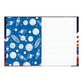 Caderno Universitário Brochura Capa Dura Spacefly 80 Folhas Foroni - Sortido