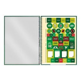 Caderno Universitário Espiral Guaraná 160 Folhas Foroni - Sortido