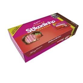 Caixa de Bombom Stikadinho Morango com Chocolate Meio Amargo Neugebauer - 160g